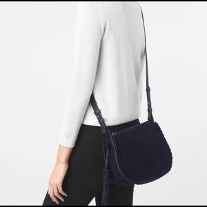 All Saints Suede Mori Crossbody